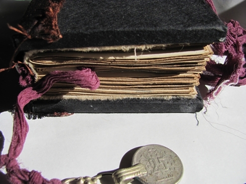 hand made bookpages detail